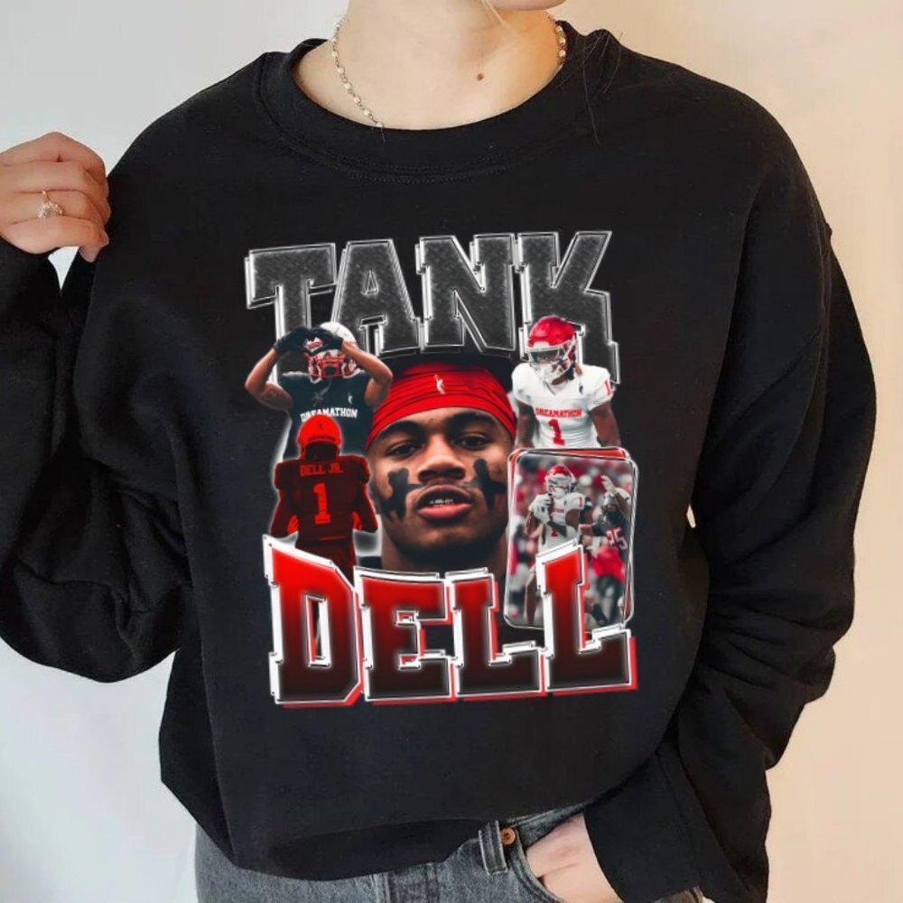 Crewneck Black Sweater, Tank Dell Unisex Stylle Sweatshirt